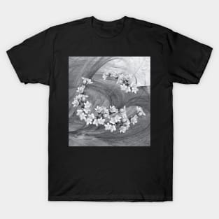 Flowers blowing in the wind T-Shirt